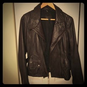 Leather jacket